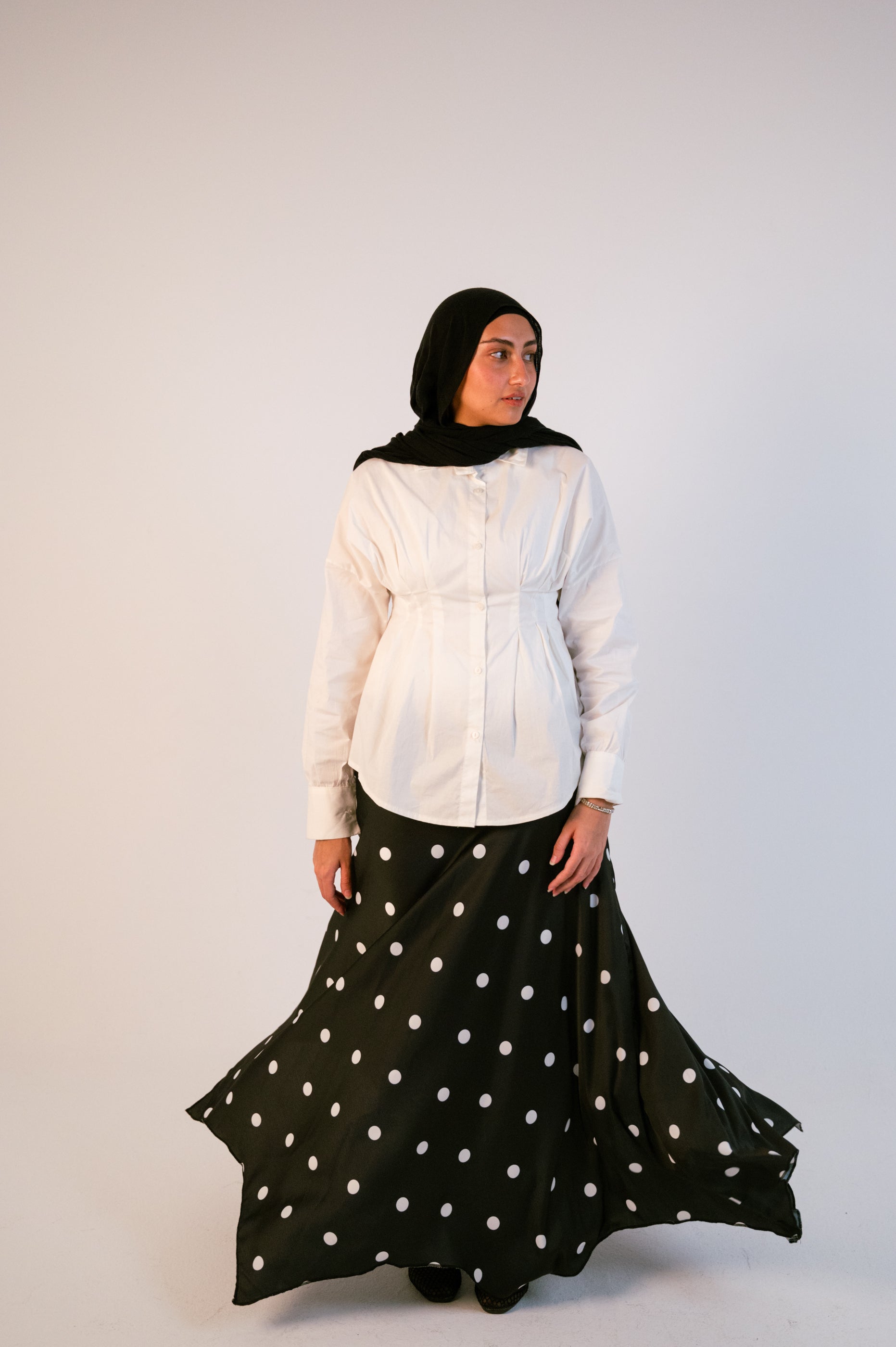 Wave Skirt Polka Dots