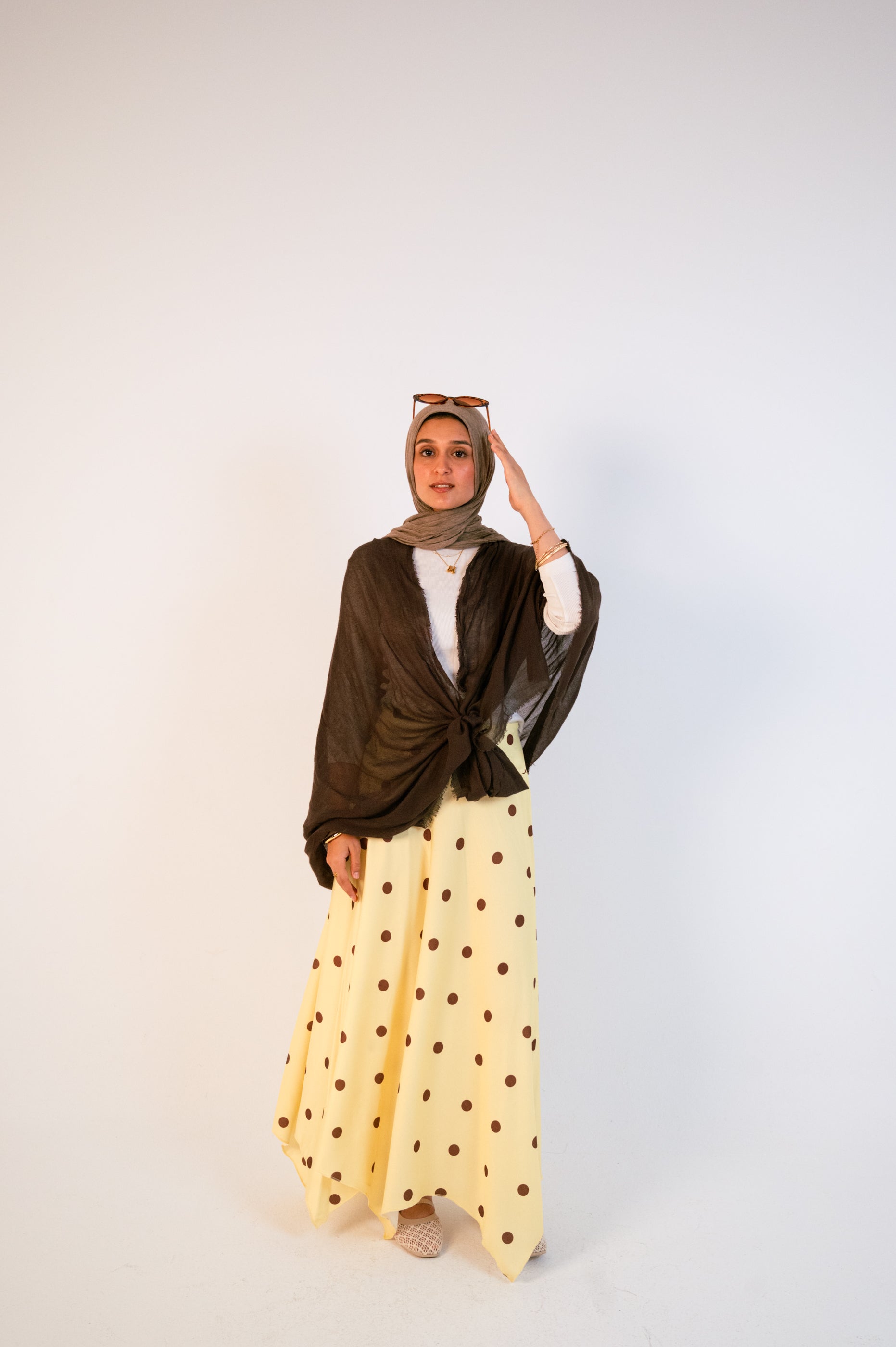 Wave Skirt Polka Dots