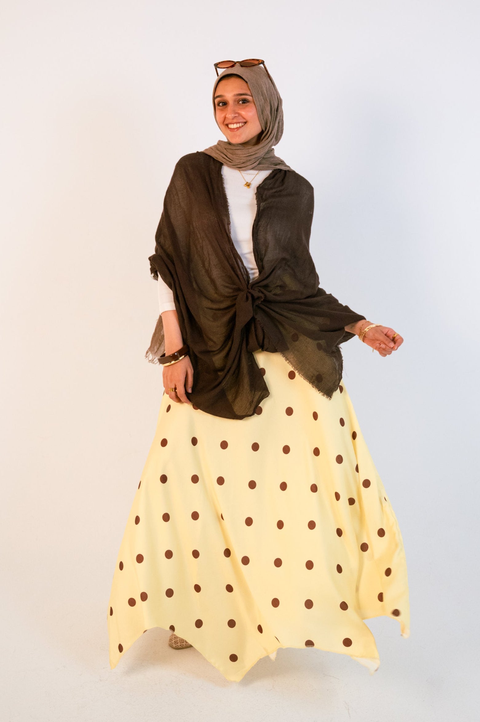 Wave Skirt Polka Dots
