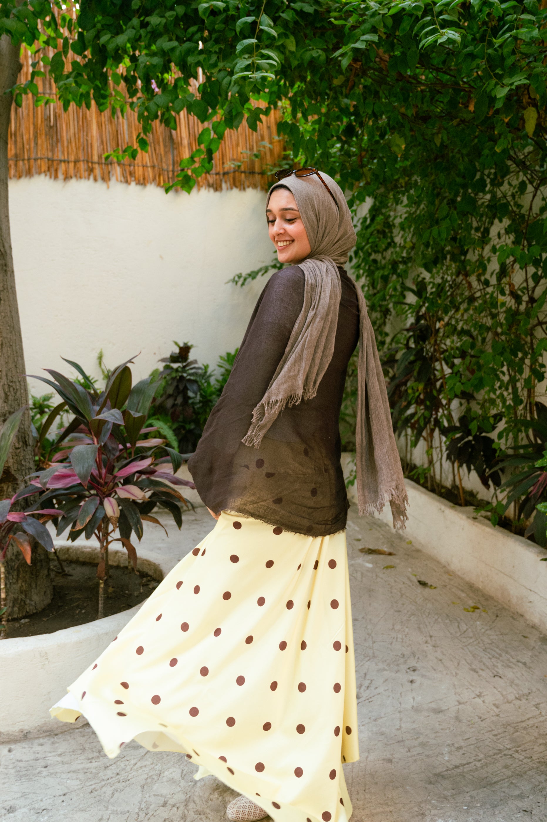 Wave Skirt Polka Dots