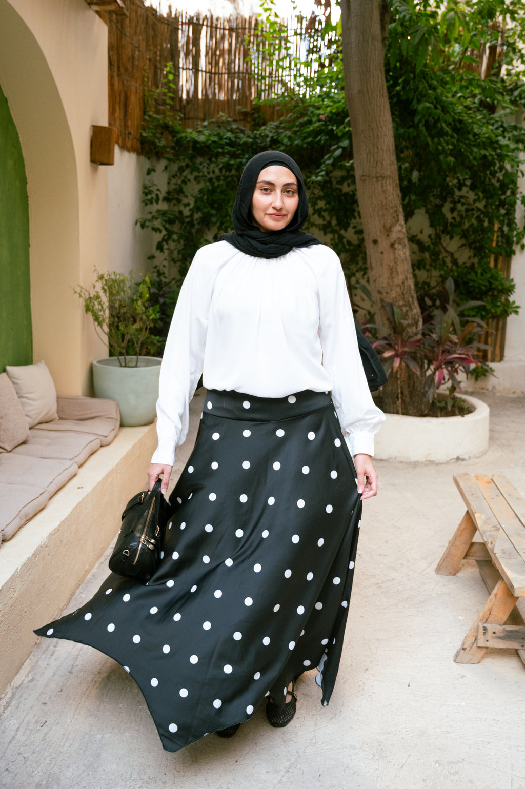 Wave Skirt Polka Dots