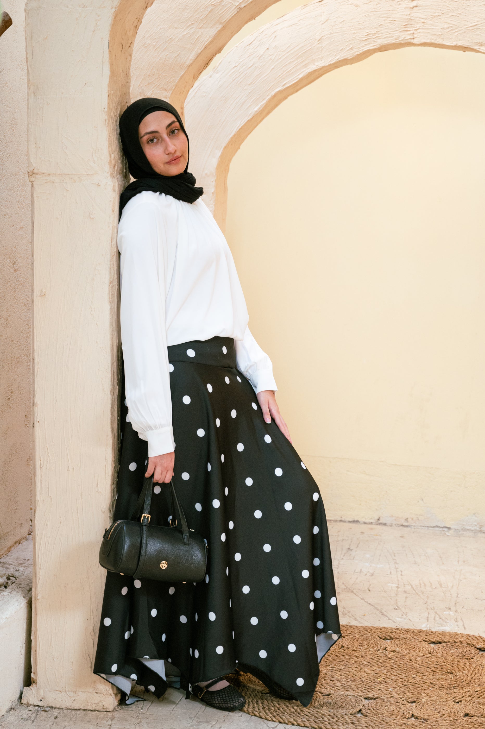 Wave Skirt Polka Dots