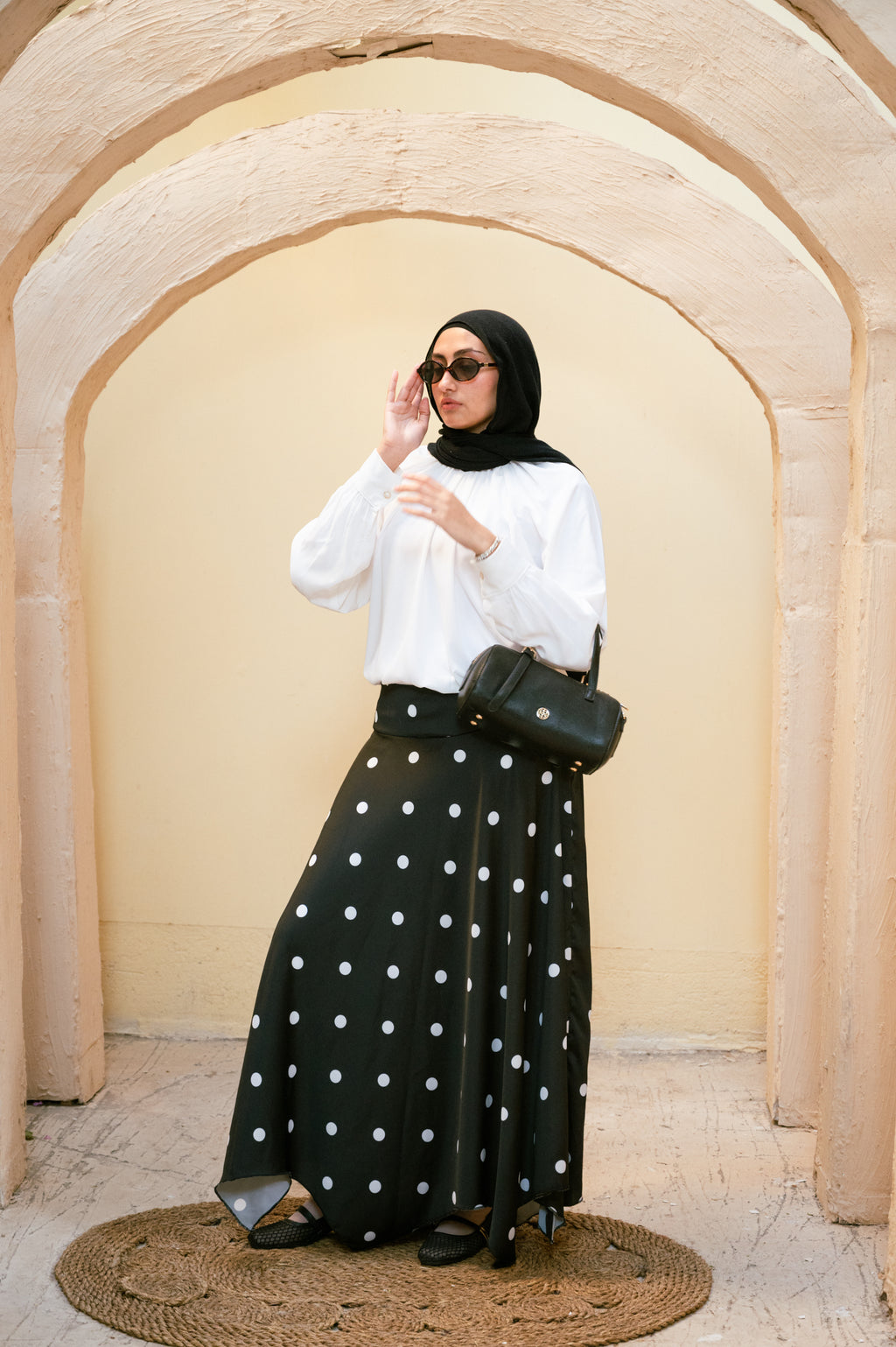 Wave Skirt Polka Dots