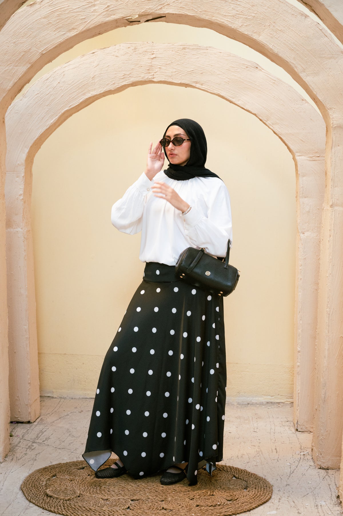 Wave Skirt Polka Dots