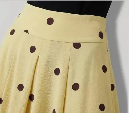 Wave Skirt Polka Dots